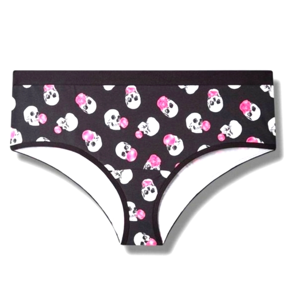 ❤️NWT TORRID BUBBLEGUM SKULL PRINT HIPSTER PANTY, HALLOWEEN PLUS SIZE 2X